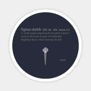 Definition of a Sgian Dubh Magnet